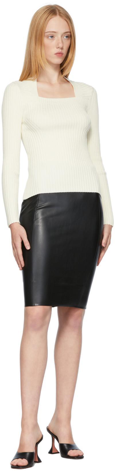 AMINA MUADDI Lupita 95 Leather Heeled Sandals In Black