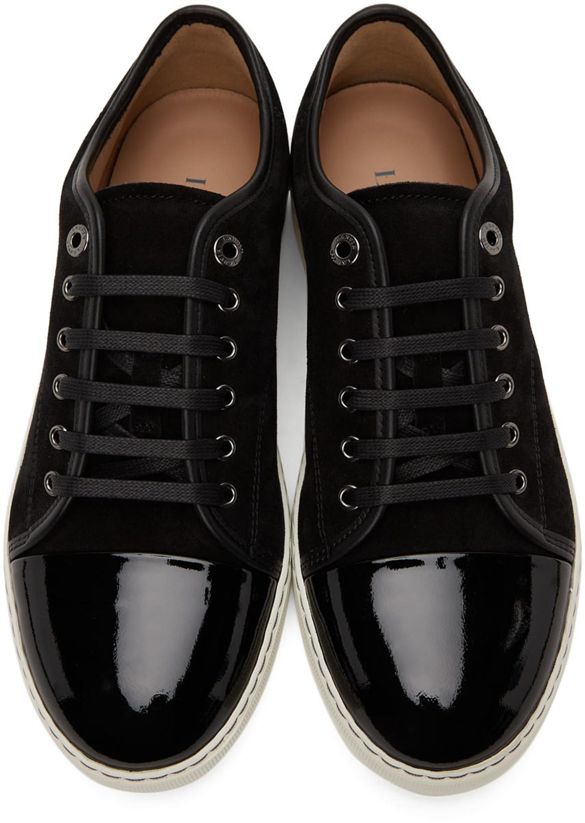 LANVIN Dbb1 Suede Sneakers In Multi