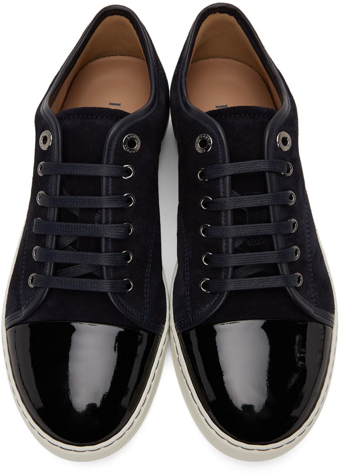 LANVIN Dbb1 Suede Sneakers In Multi