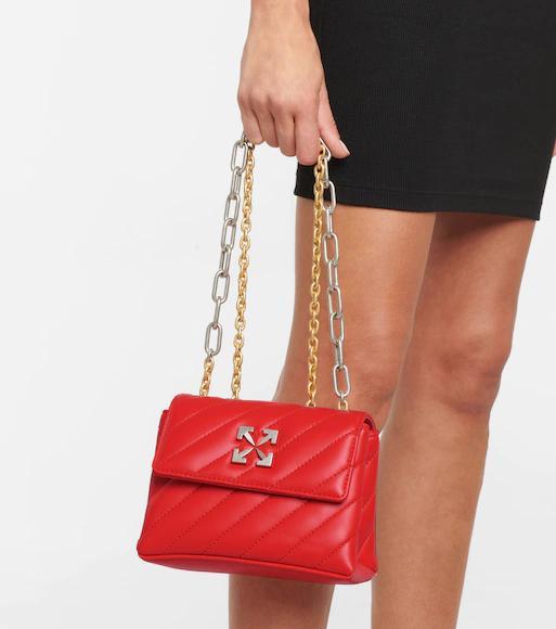 OFF-WHITE Ribbed Stretch Mini Dress With Scoop Neckline In Black