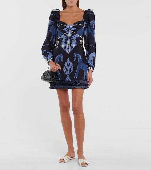 SAINT LAURENT White Slide Sandals With Square Toe For Women