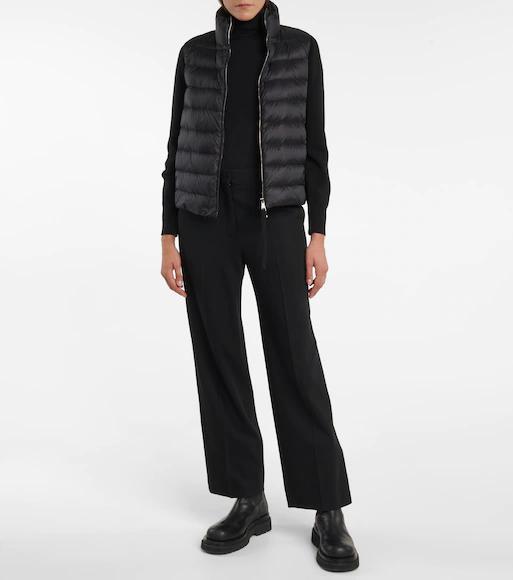 WOLFORD Fitted Turtleneck Bodysuit With Seamless Circular Knit In Black