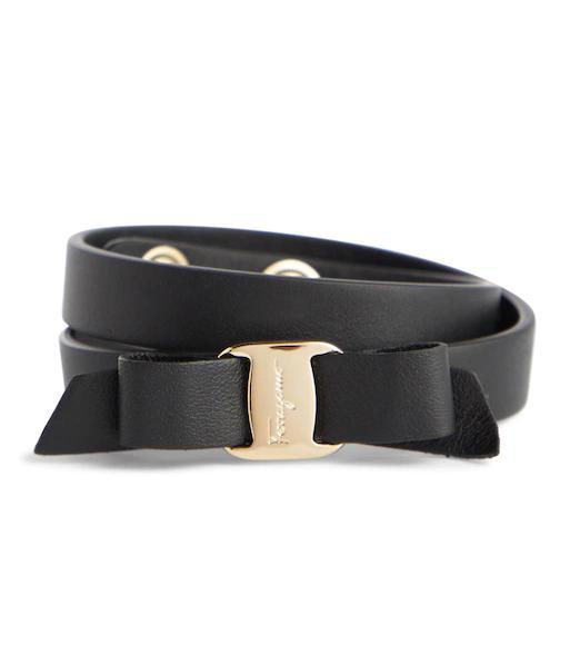 FERRAGAMO Vara Bow Jelly Cut-out Ballerina Pumps In Nero