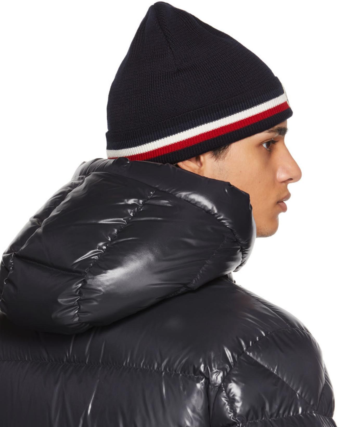 MONCLER Men Detachable Hood Padded Down Jacket In Black