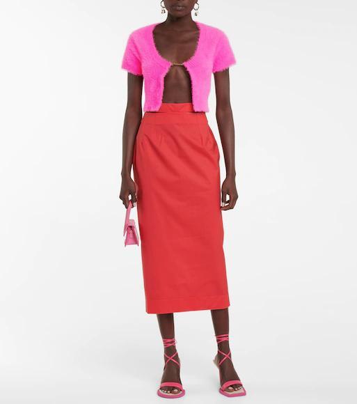 JACQUEMUS La Maille Neve Cardigan In Pink