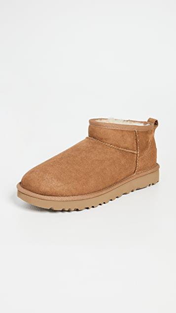 UGG Classic Ultra Mini Boots In Brown