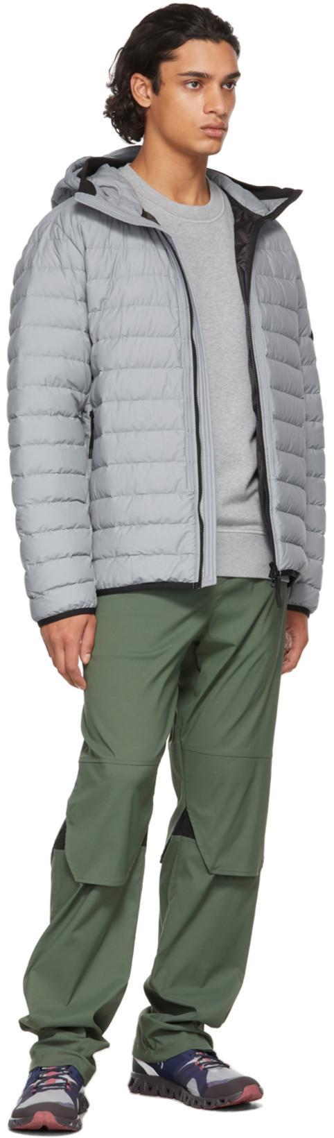 STONE ISLAND Grey Wool Sweater With Logo