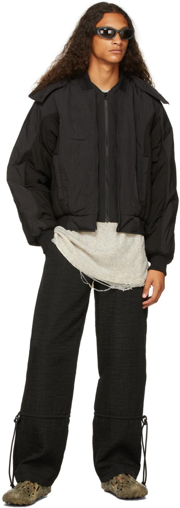 BALENCIAGA Black Swift Oval Sunglasses In 001 Black