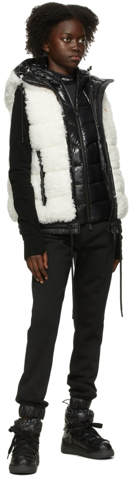 MONCLER Grenoble Padded Fleece Hoodie With Zip And Hood In Black