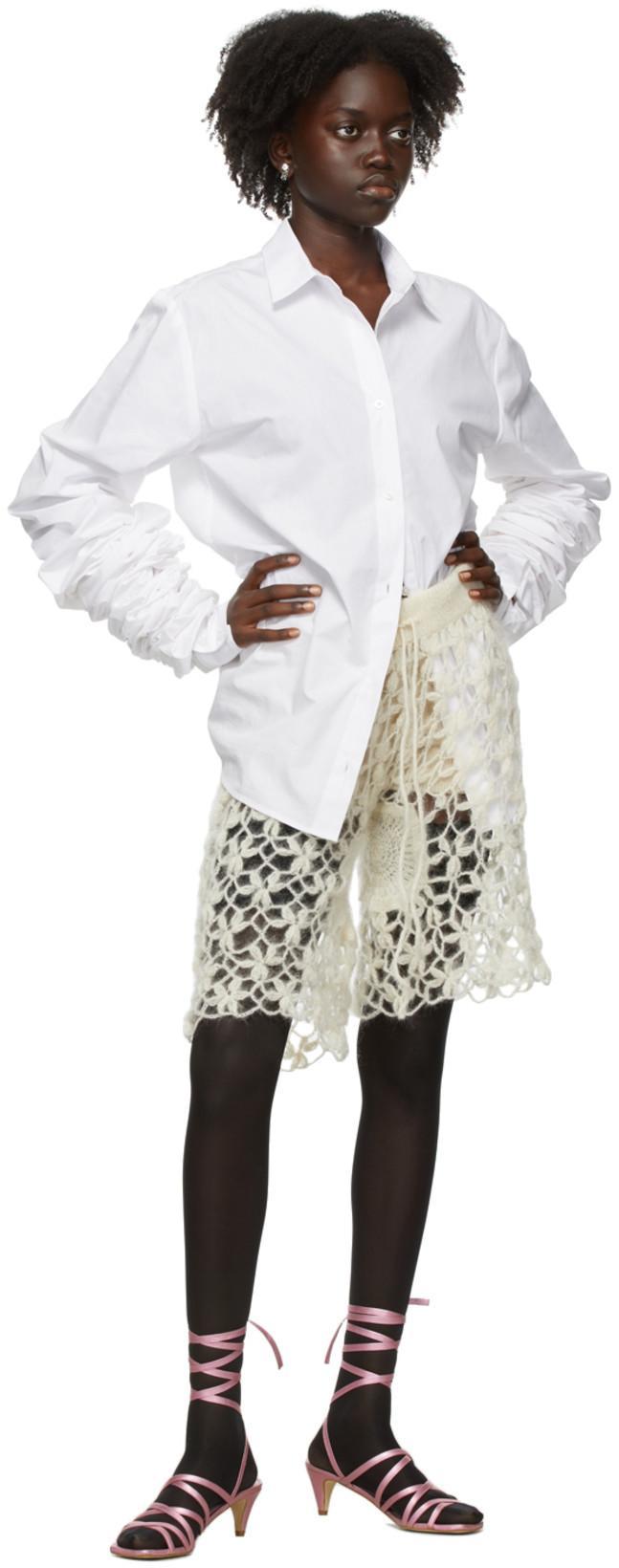 JACQUEMUS Khaki La Montagne 'le Short Sierra' Shorts In Green