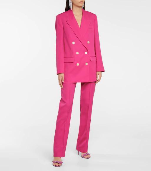 ISABEL MARANT Double Breasted Blazer In Pink