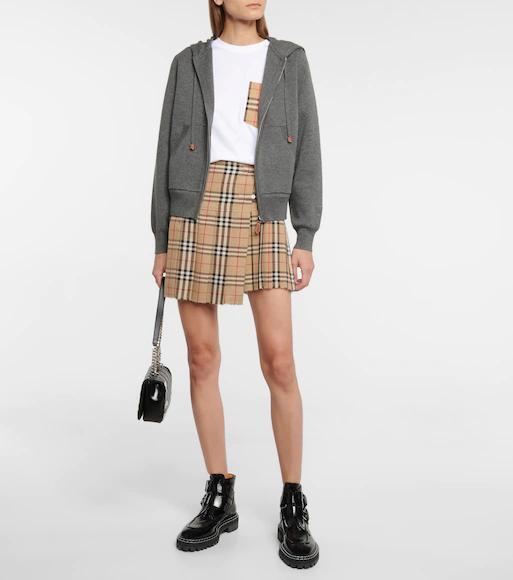 BURBERRY Contrast-pocket Short-sleeve Cotton T-shirt In White