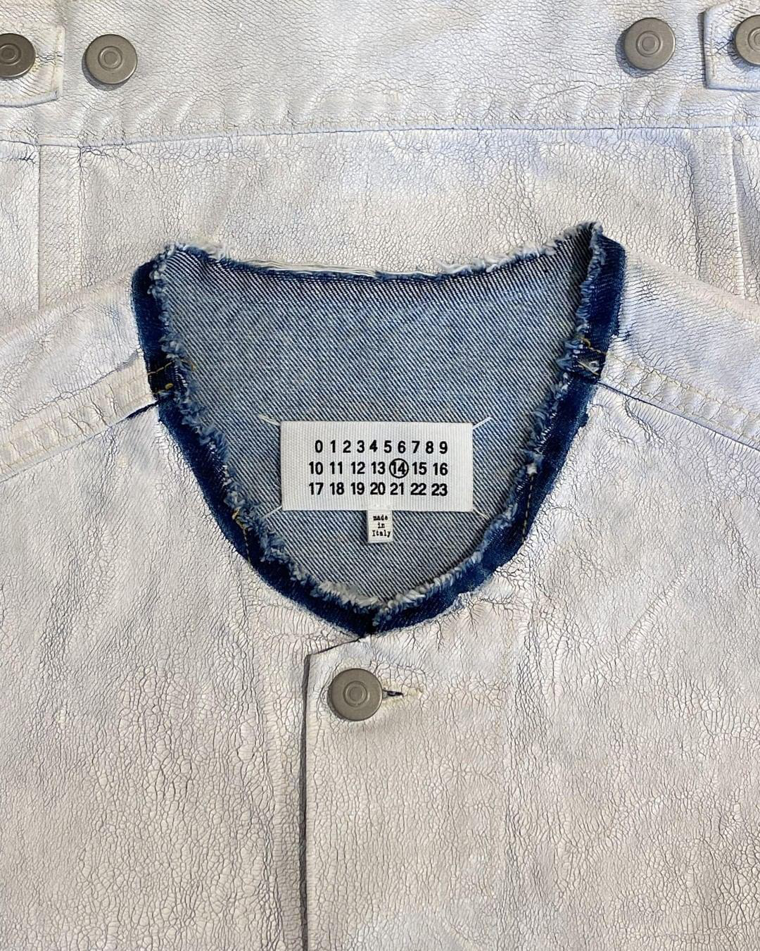 MAISON MARGIELA Jacket In White Crak