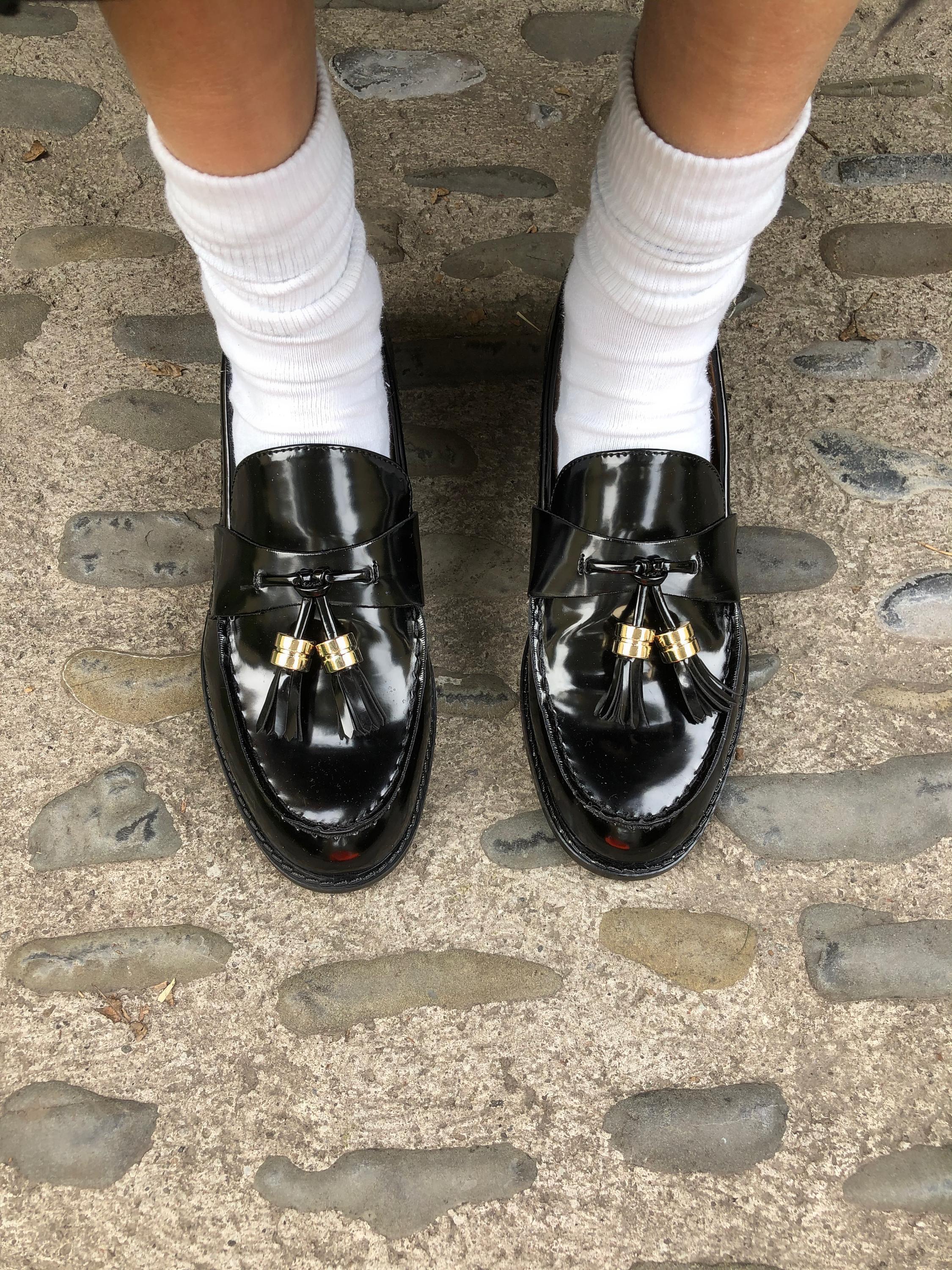 SAINT LAURENT Monogram Penny Loafers In Calf Leather In Black