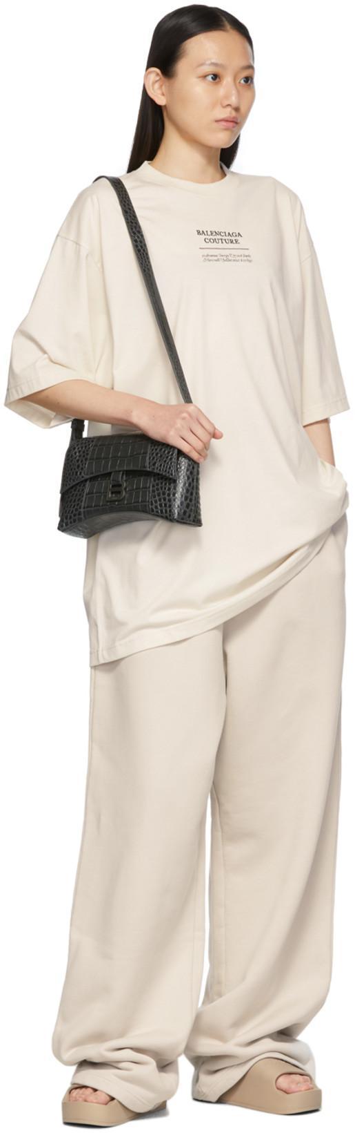 BALENCIAGA Logo-embossed Rubber Flatform Slides In Taupe