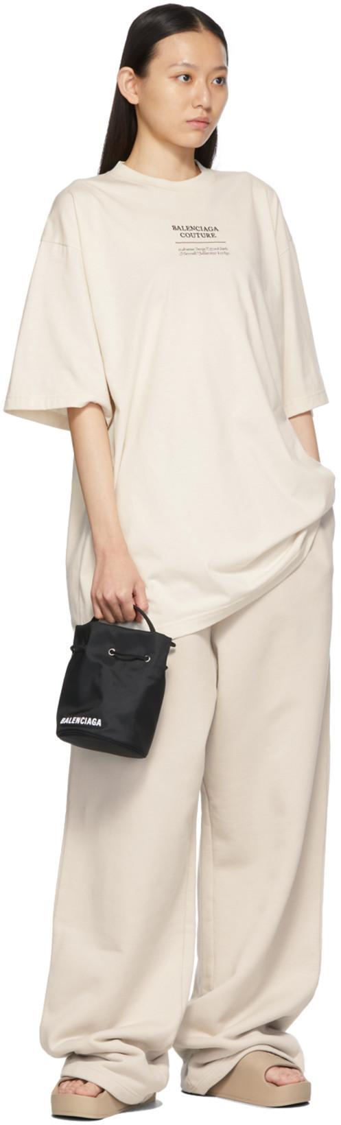 BALENCIAGA Logo-embossed Rubber Flatform Slides In Taupe