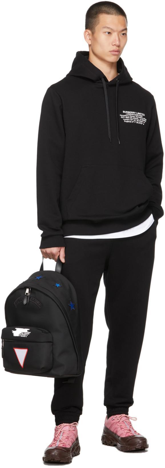 BURBERRY Logo Print Cotton Oversized T-shirt In White