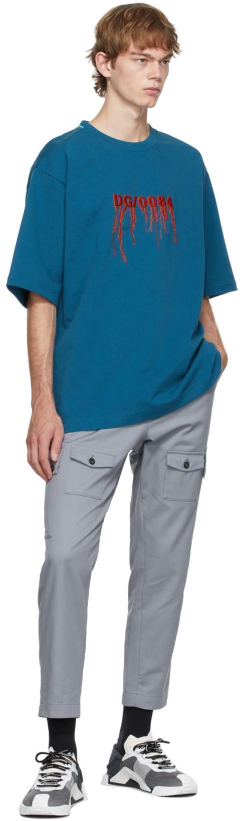 DOLCE & GABBANA Sneakers Grey Skn In Black