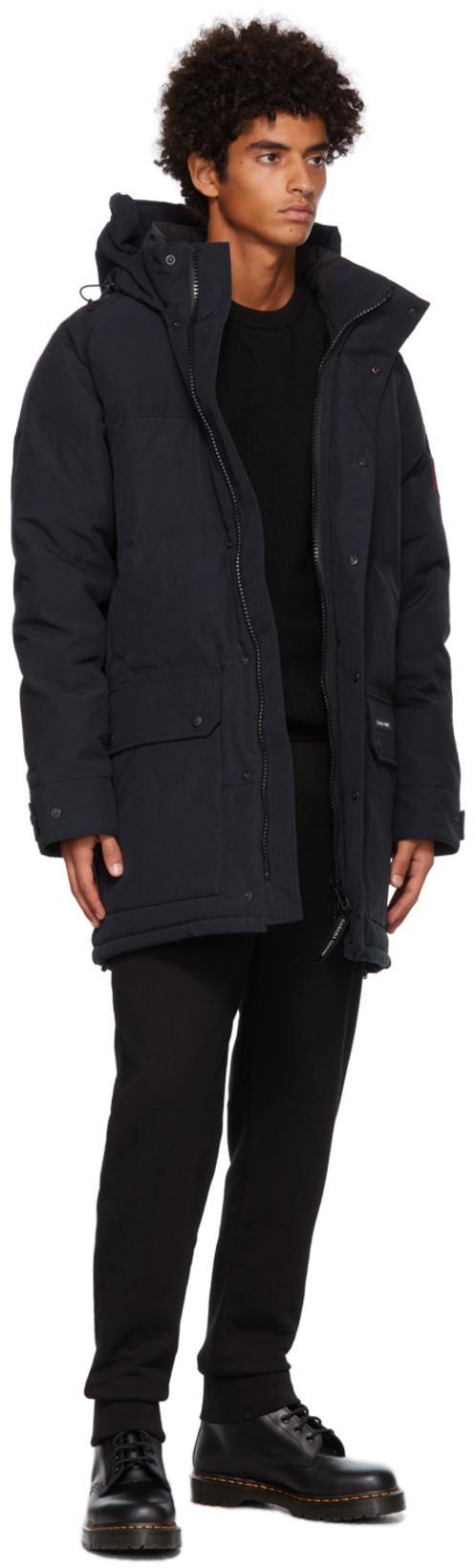 CANADA GOOSE Black Cotton Sweatpants