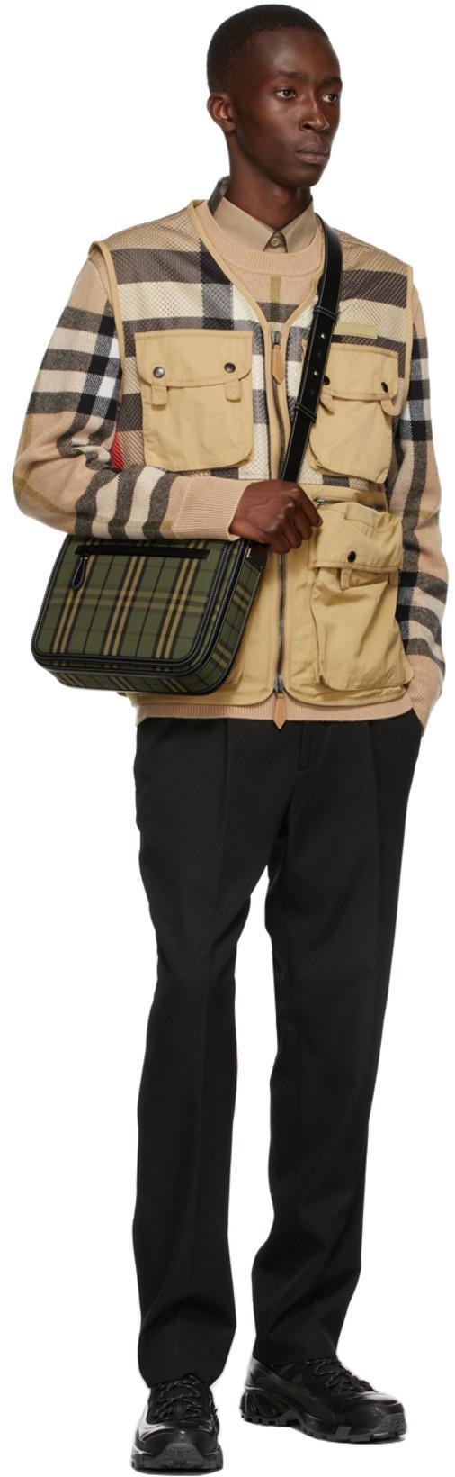 BURBERRY Men Cotton Shirt With Check Print In Multi