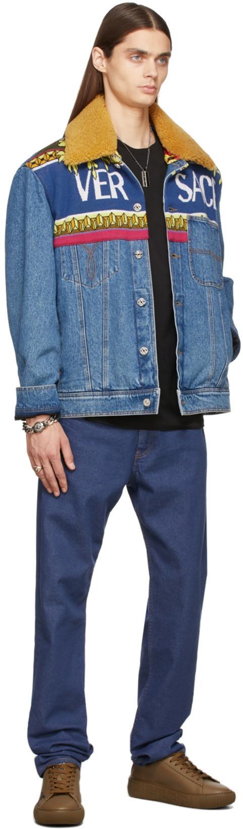 VERSACE Black Cotton T-shirt