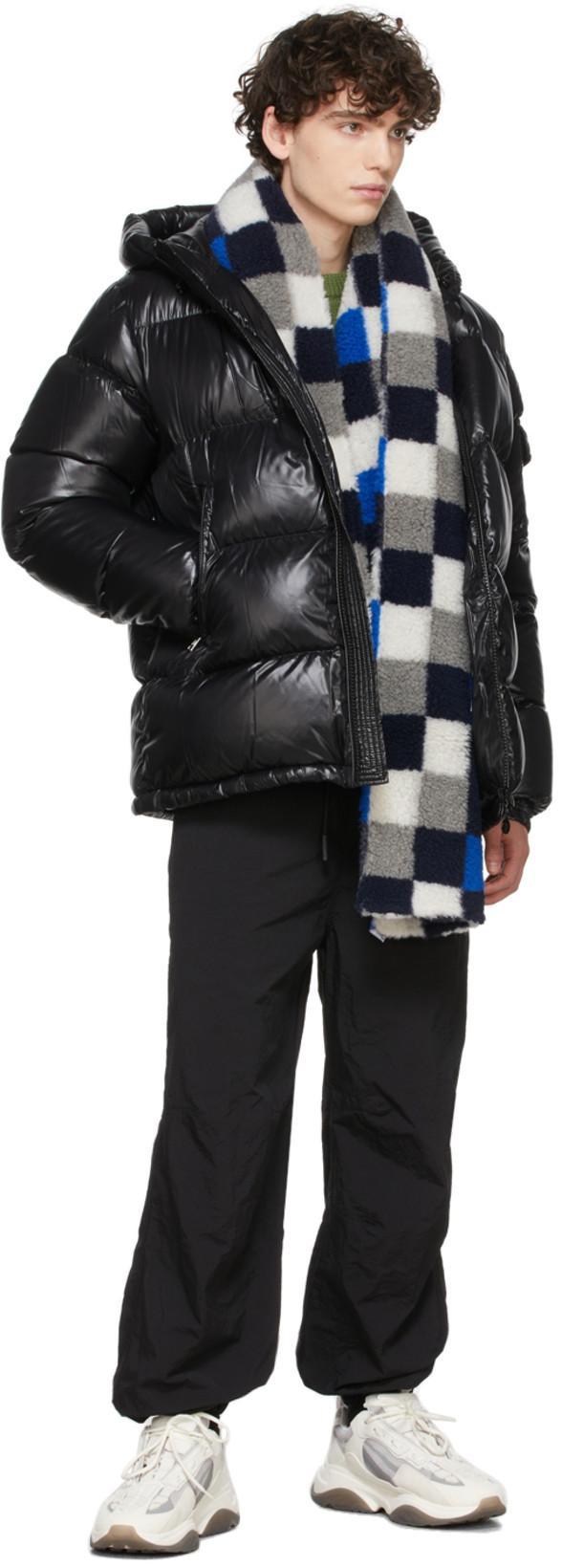 MONCLER Men Detachable Hood Padded Down Jacket In Black