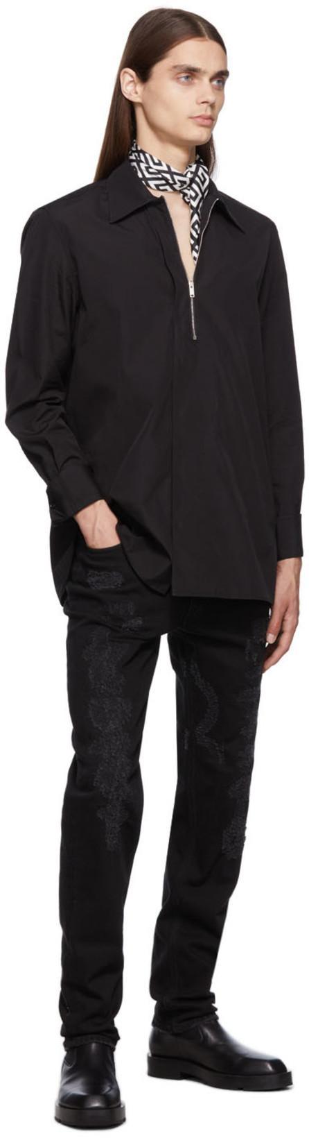 GIVENCHY Squared Chelsea Ankle Boots For Men In Black