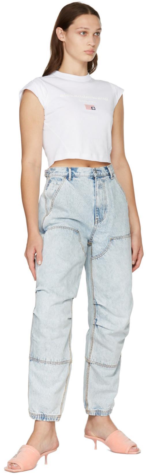 ALEXANDER WANG Jeans Workwear In Blue
