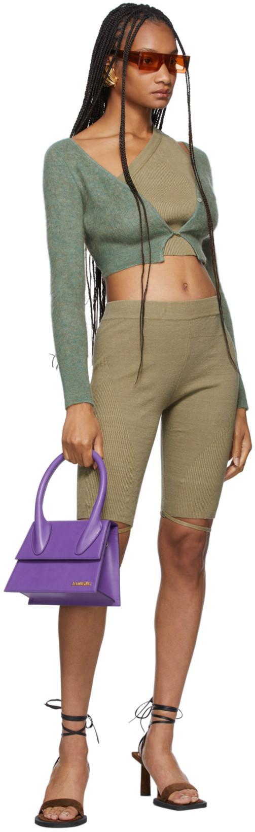 JACQUEMUS Green La Montagne 'le Cardigan Alzou' Cardigan