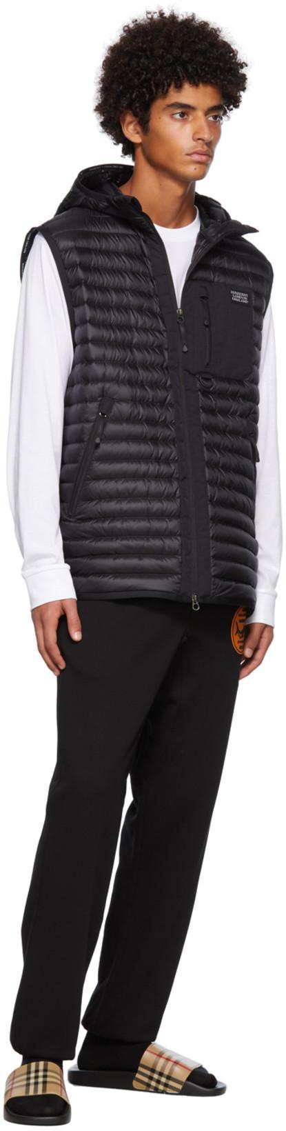 BURBERRY Men Vintage Check Print Slides In Black