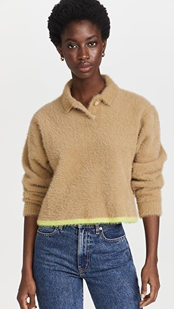 JACQUEMUS Beige 'le Blouson Neve' Jacket In Brown