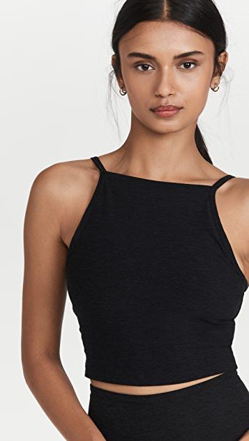 BEYOND YOGA Spacedye In The Mix High-waist Biker Shorts In Darkest Night