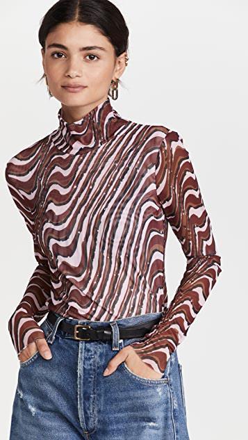 CITIZEN OF HUMANITY Horseshoe Distressed Mid-rise Barrel-leg Jeans In Blue