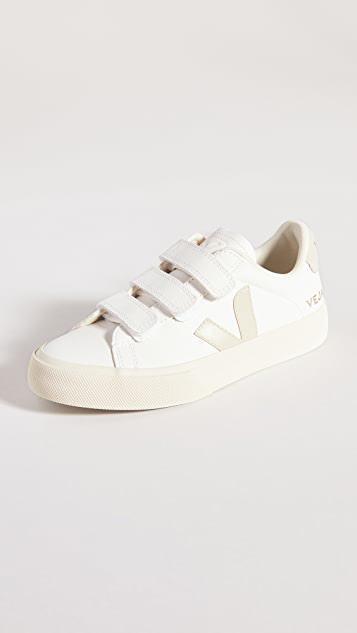 VEJA Recife Sneakers In White Leather In Neutral