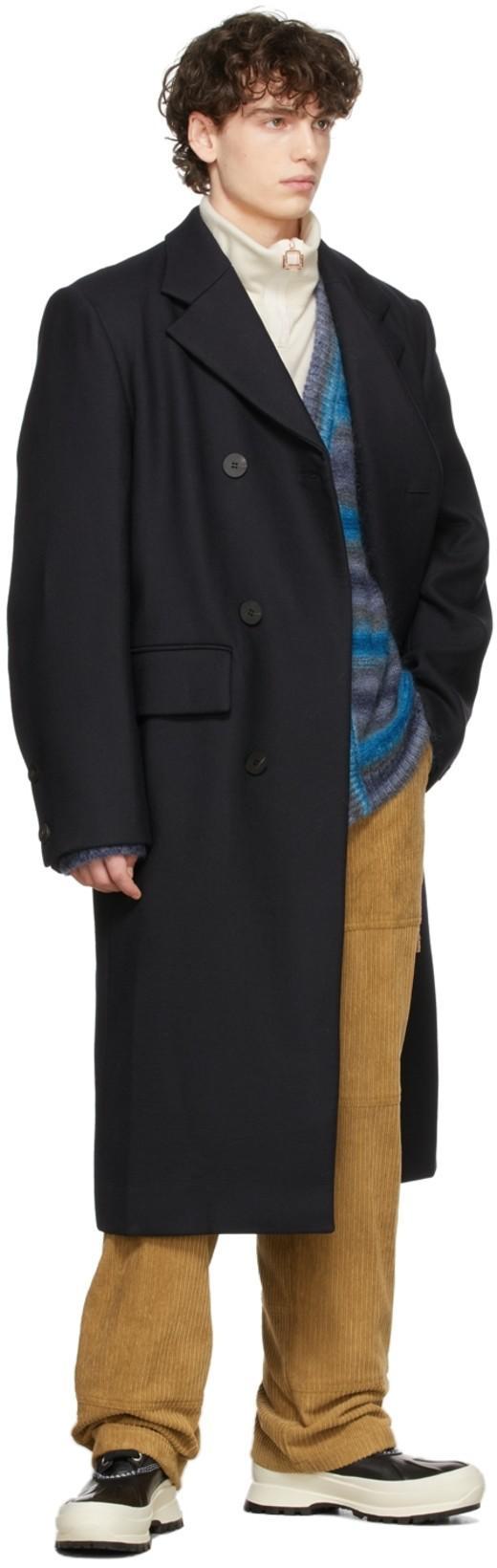 JIL SANDER Black Lace-up Boots With Contrasting Sole