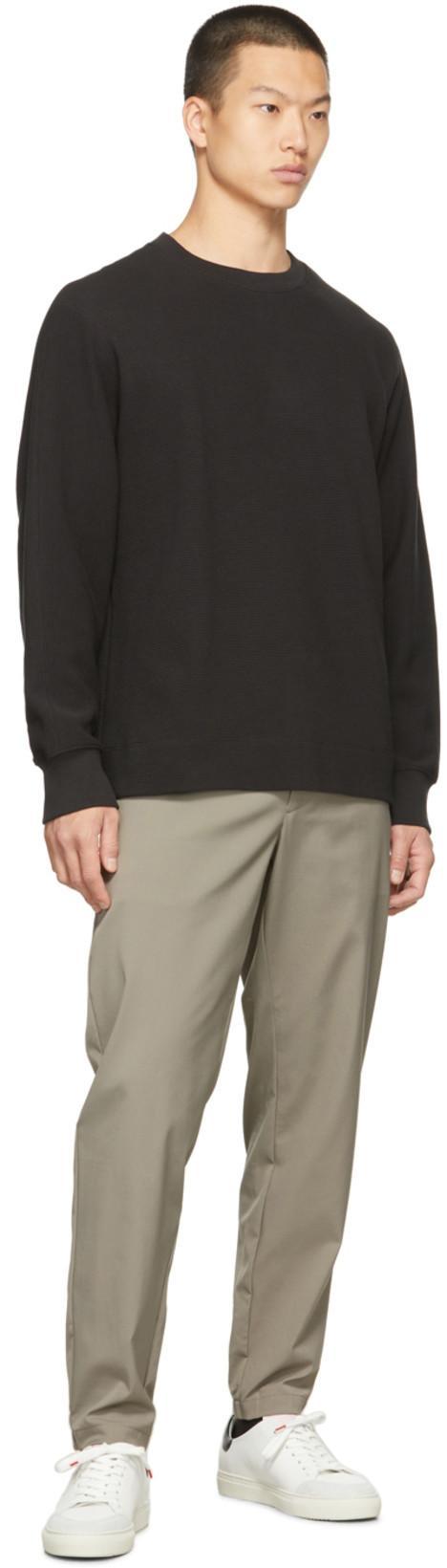 THEORY Hilles Cashmere Knit Crewneck Sweater In Navy