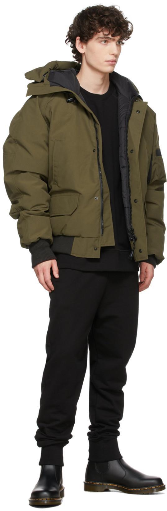 CANADA GOOSE Black Cotton Sweatpants