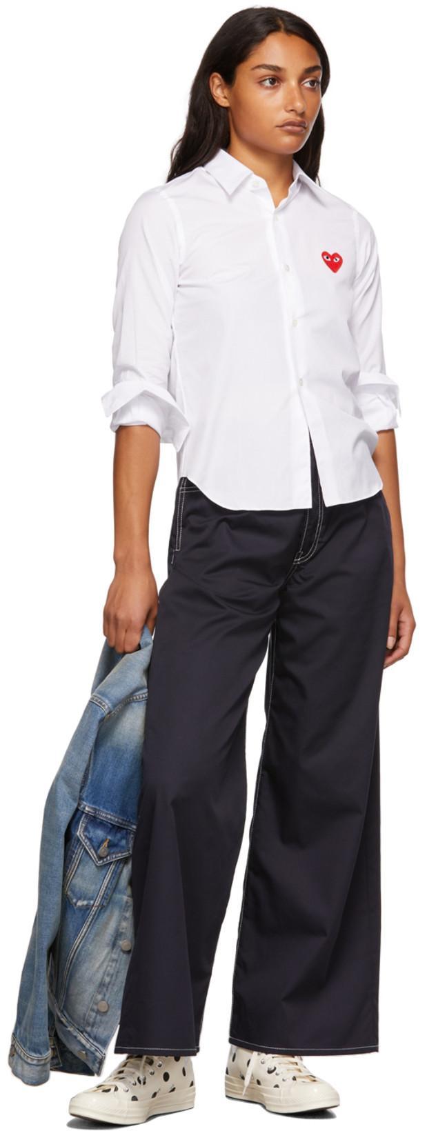 MAISON MARGIELA Collarless Denim Jacket In Blue