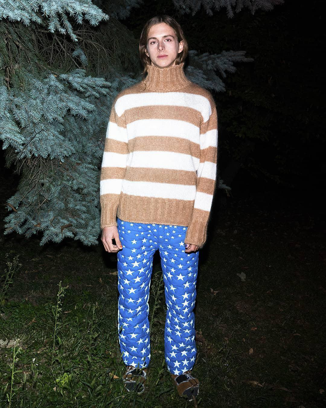 BIRKENSTOCK Arizona Shearling Sandal In Brown