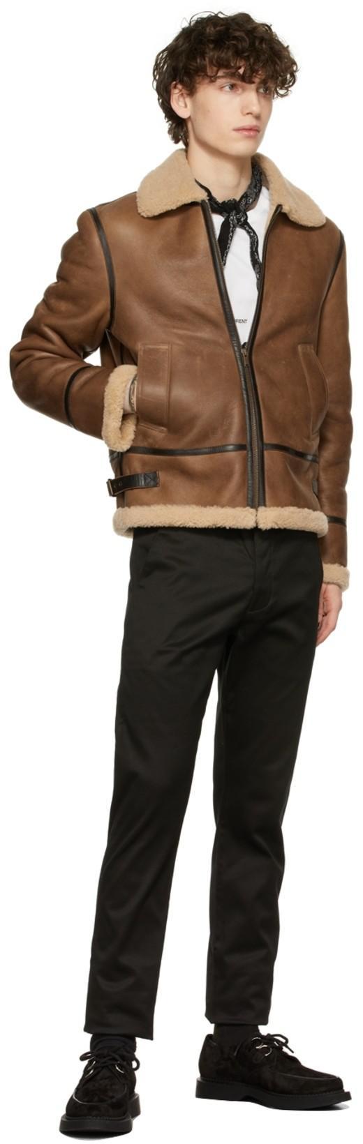 SAINT LAURENT Logo-print Crew-neck T-shirt In White