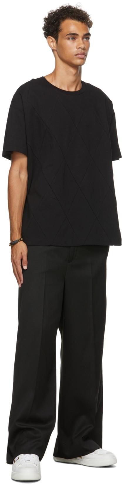 VALENTINO GARAVANI Rockstud Calf Leather Bracelet In Black