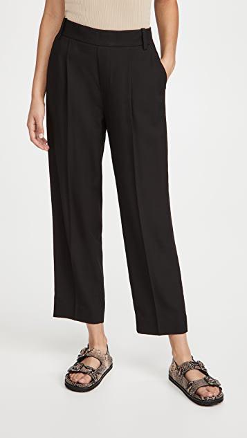 VINCE Short-sleeve Pima Cotton Crewneck T-shirt In Optic White