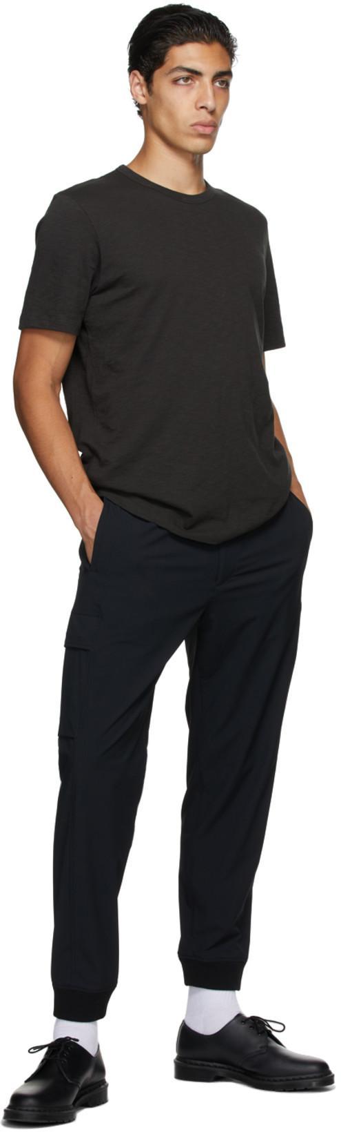 THEORY Cotton Luxe S/s T-shirt In Black