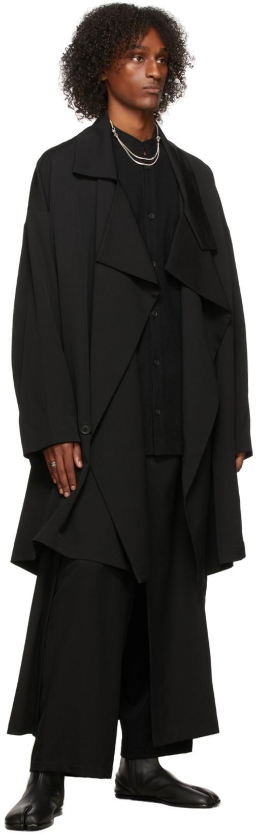 MAISON MARGIELA Black Tabi Leather Ankle Boots In Green