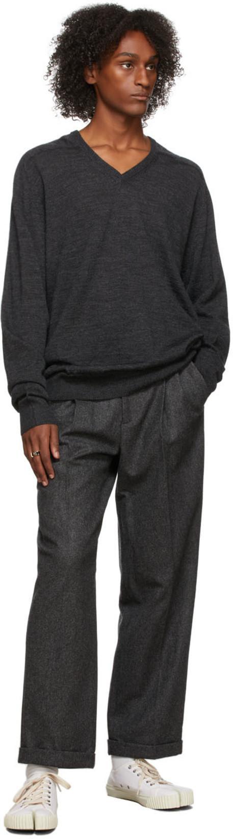 MAISON MARGIELA Minimalist White Low-top Sneakers With Split-toe Design In Animal Print