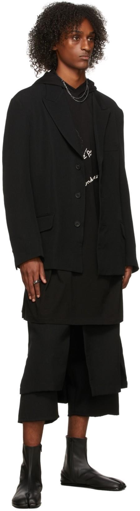 MAISON MARGIELA Black Tabi Leather Ankle Boots In Green