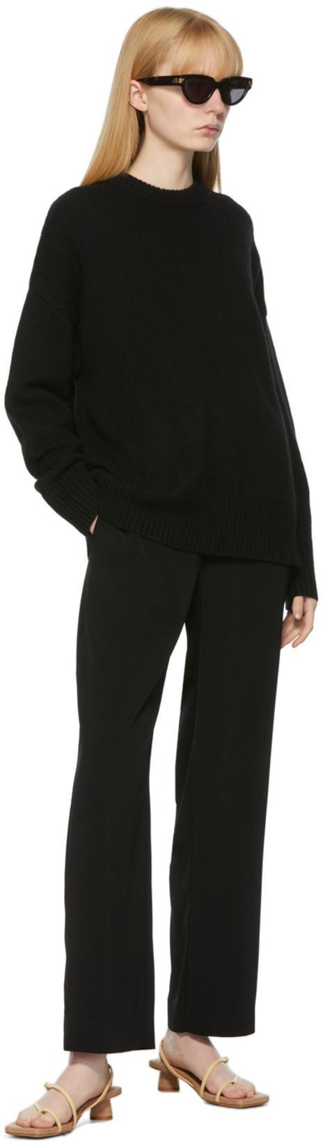 BOTTEGA VENETA Bv1369s Sunglasses In Black-gold-grey