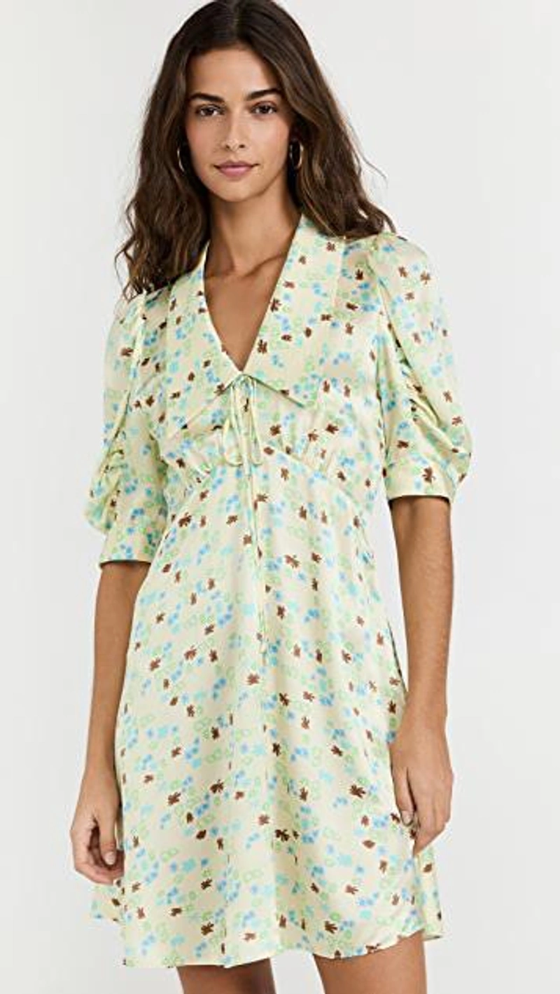shopbop.com's Posts | Wearing: Lee Mathews Bella Mini Dress In Lemon Multi
