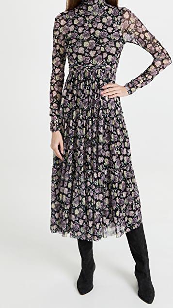 ISABEL MARANT Denvee Suede Cowboy Boots In Faded Black