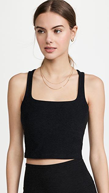 BEYOND YOGA Spacedye In The Mix High-waist Biker Shorts In Darkest Night